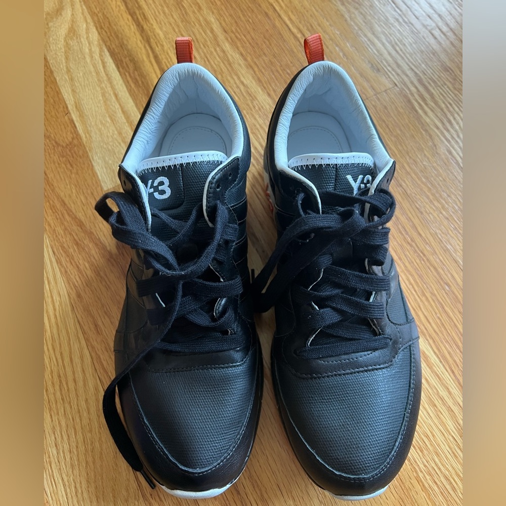 New Y-3 Yohji Yamamoto Adidas ART Black Casual Designer Sneaker G17514 size 9